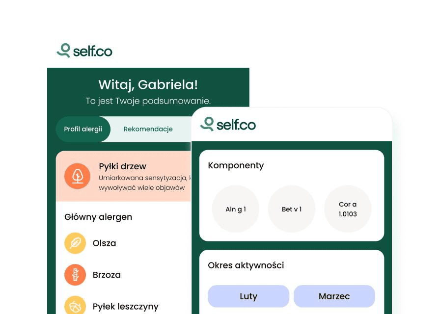 Dowiedz się więcej o alergenach, które powodują Twoje objawy i kiedy są aktywne.